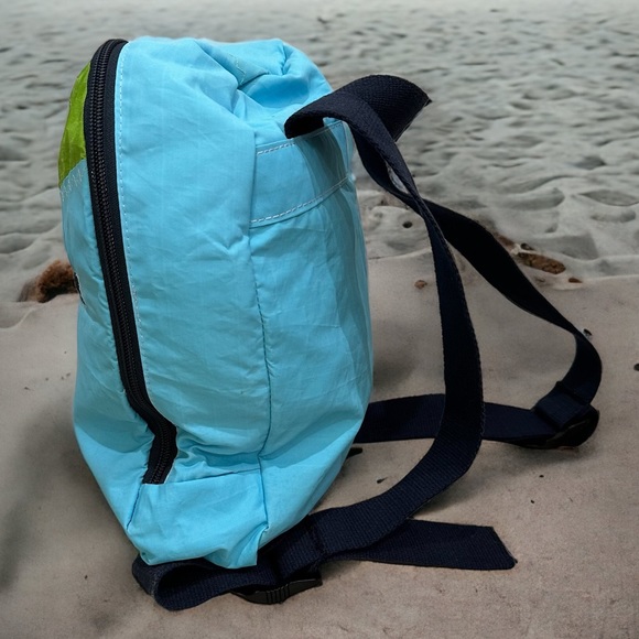 Repurposed Kite (upcycled) small back pack Soflo Riders - Picture 2 of 4
